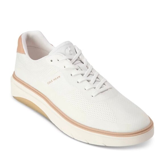 Cole Haan Men's GrandPro FeatherArc Stitchlite Slip On Sneakers Floweflex White - Picture 1 of 8